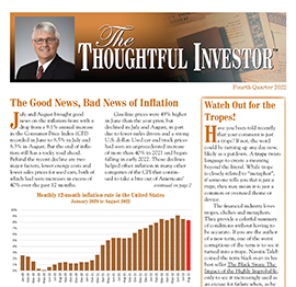 Fourth quarter 2022 Thoughtful Investor newsletter